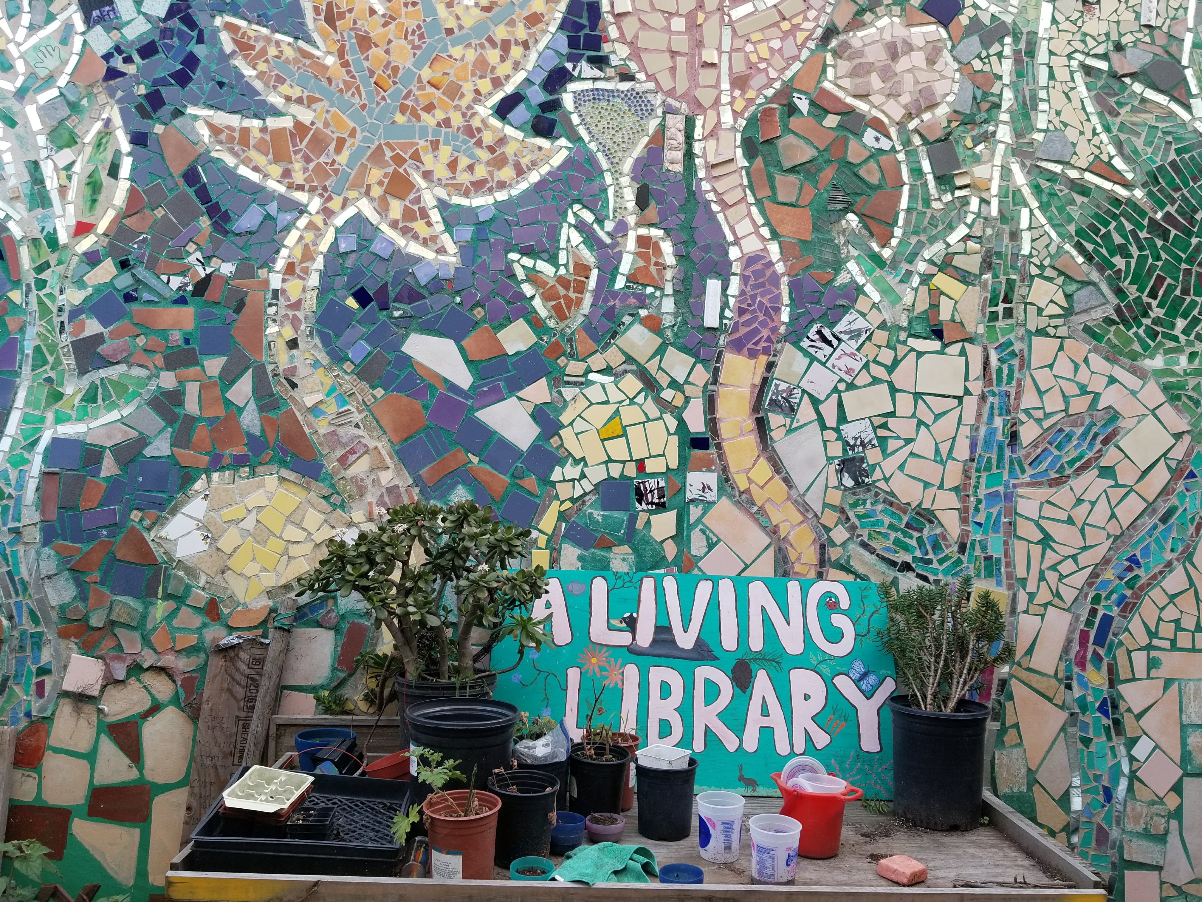 OMI/ Excelsior Living Library, Lower Garden