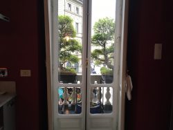 A view of the city from Lucia Ranabaldo’s and Enrico Bonnante’s home in Torino